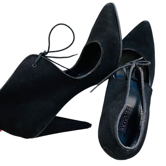Kenneth Cole Reaction Fond Dona Tie Heels Booties Sh-booties Sz 10 NWT - Picture 4 of 8